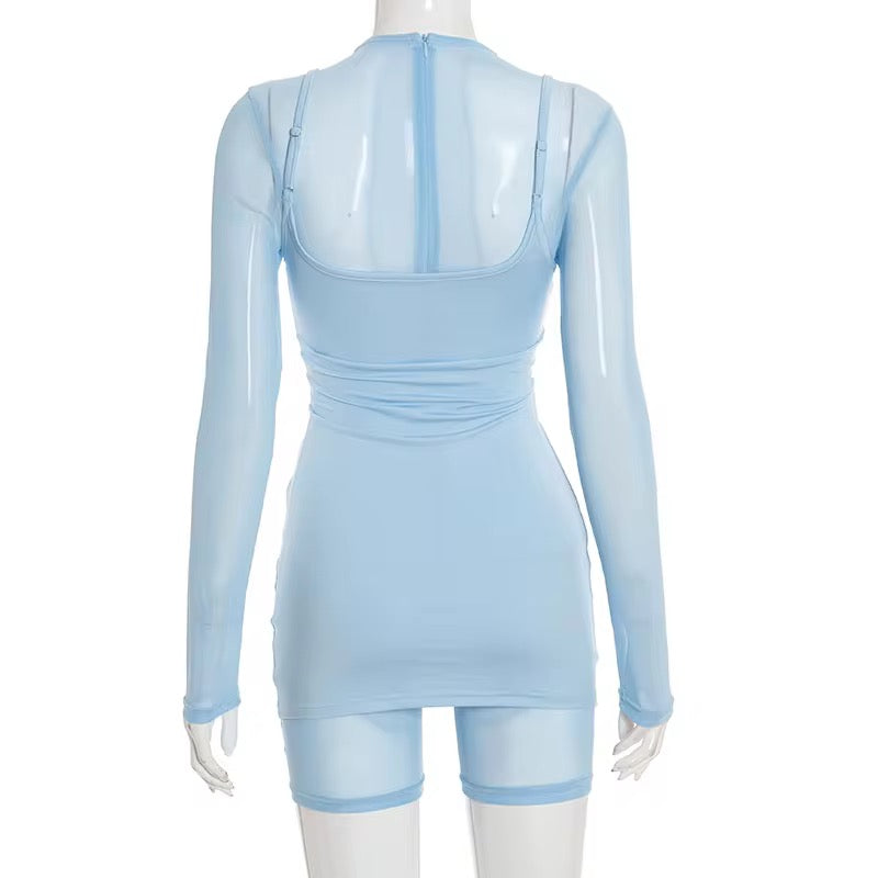1 pc with mesh cover up
