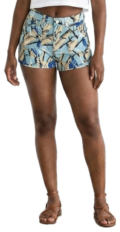 Twill hunter rhinestone short pants