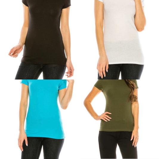 Basic solid t shirt