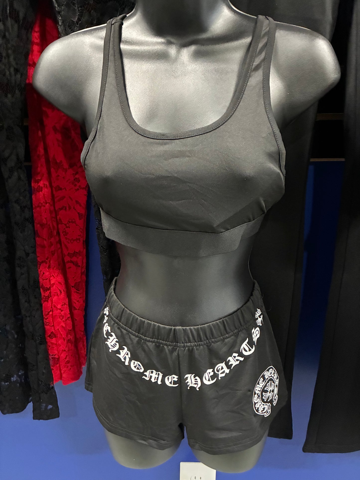 Chrome bra set