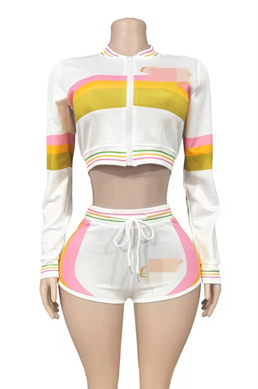 Solid me stripe set