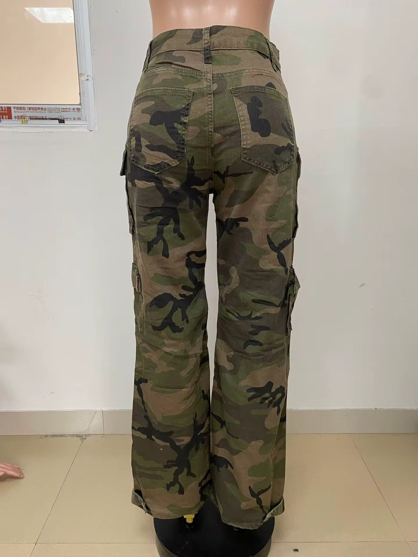 Camo cargo pants