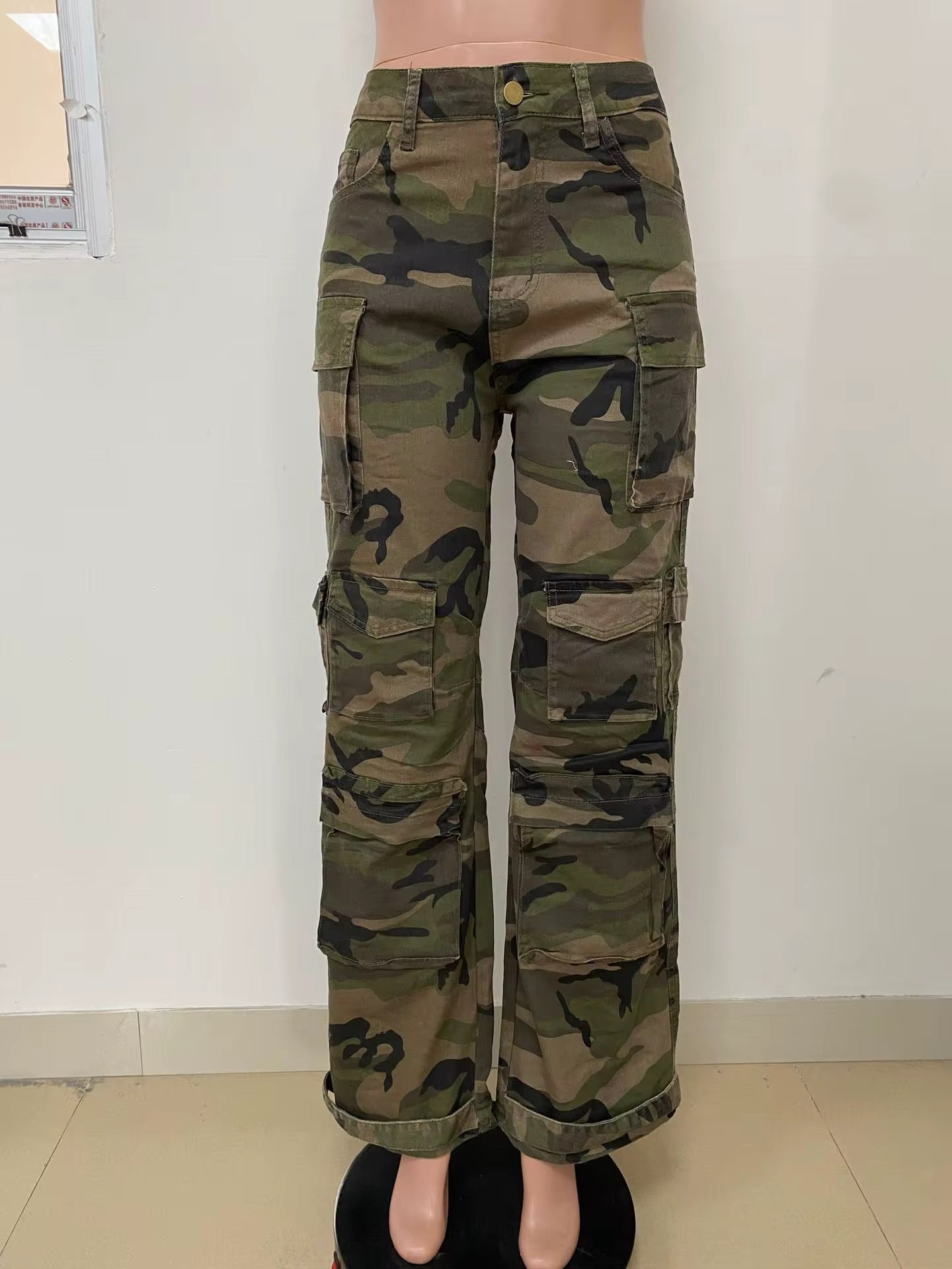 Camo cargo pants