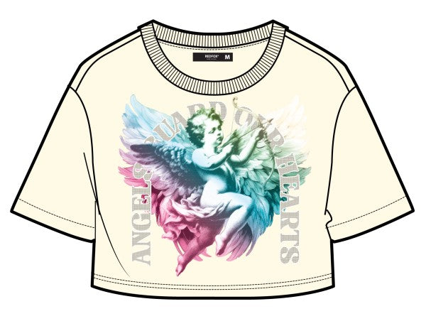 Angel color crop top