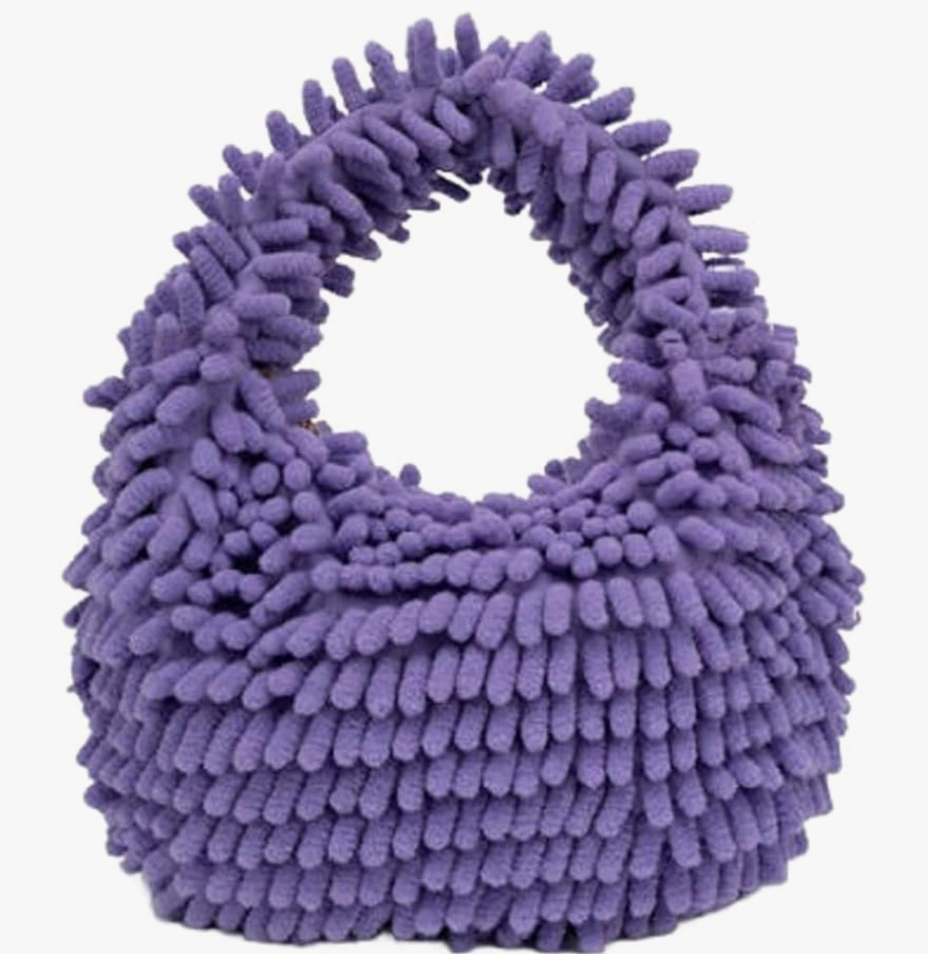 Fluffy Faux Fur Underarm Bag