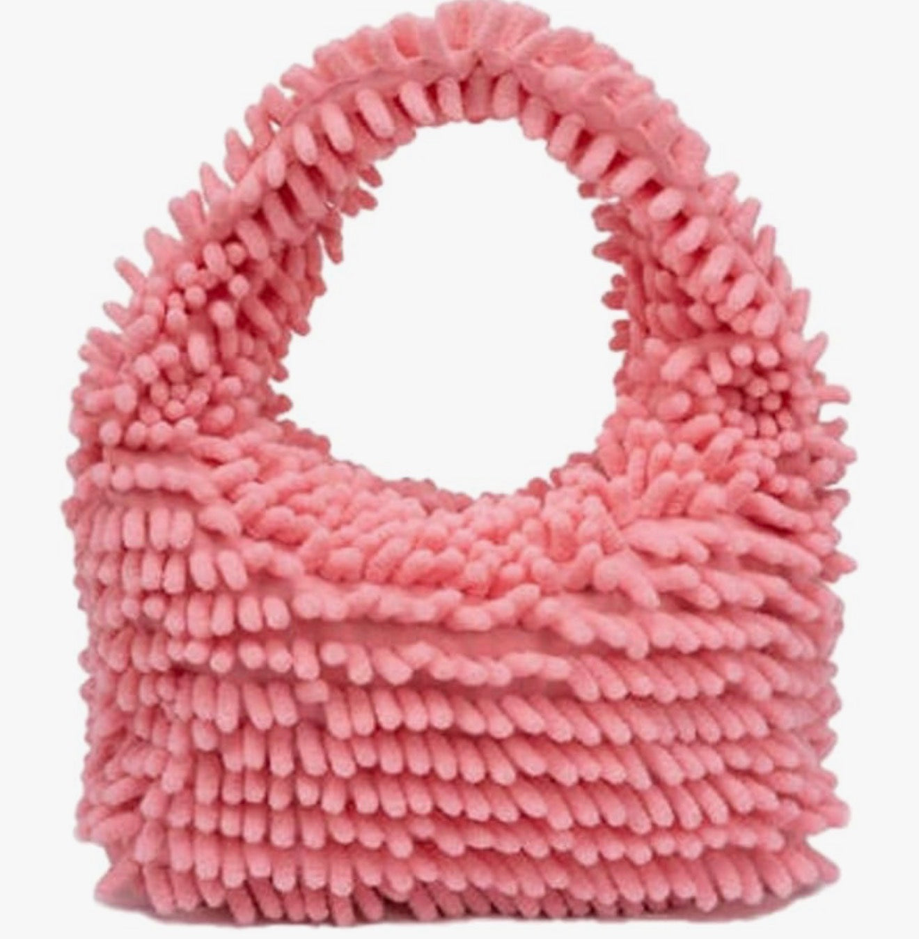 Fluffy Faux Fur Underarm Bag