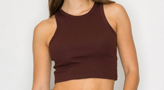 Ribbed crop top