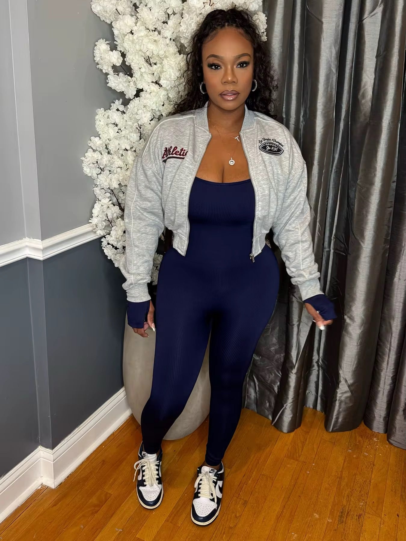 Los Angeles champion crop jacket