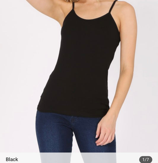 Spaghetti strap full tank top