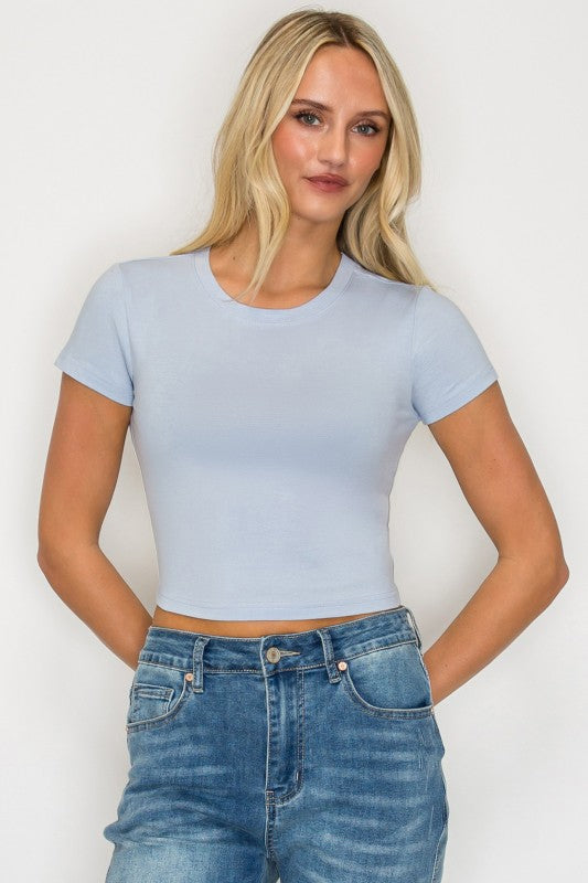 Crop top baby tee t shirt