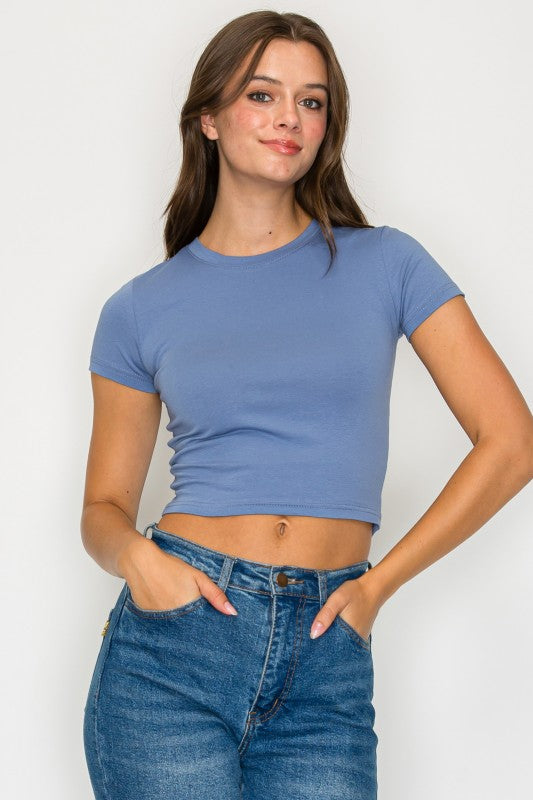 Crop top baby tee t shirt