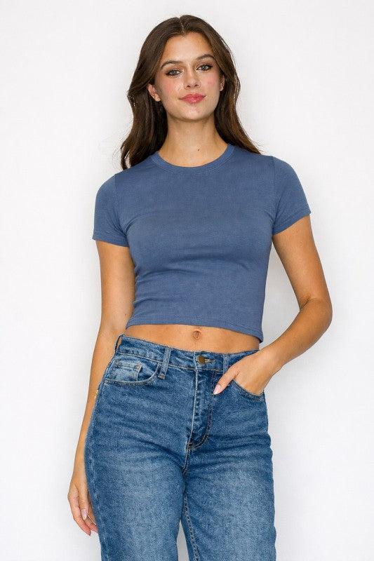 Crop top baby tee t shirt