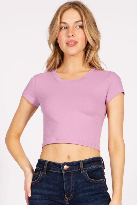 Crop top baby tee t shirt