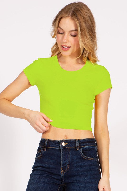 Crop top baby tee t shirt