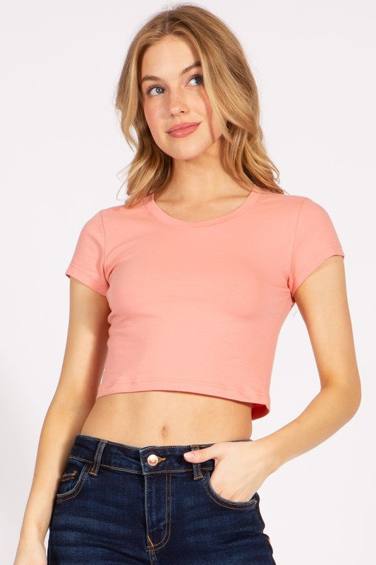 Crop top baby tee t shirt