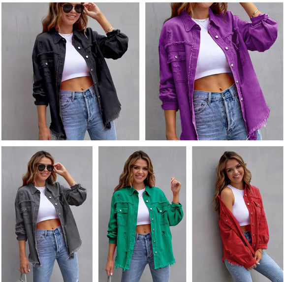 Colorful Jean jackets
