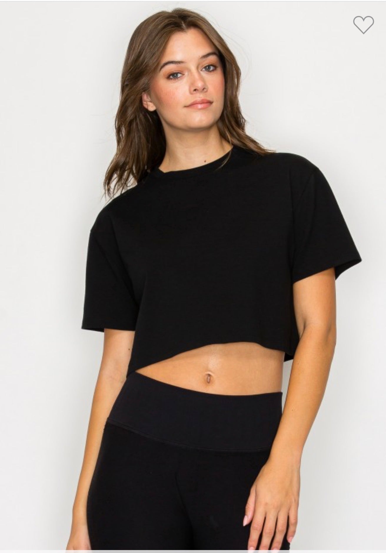 solid crop top